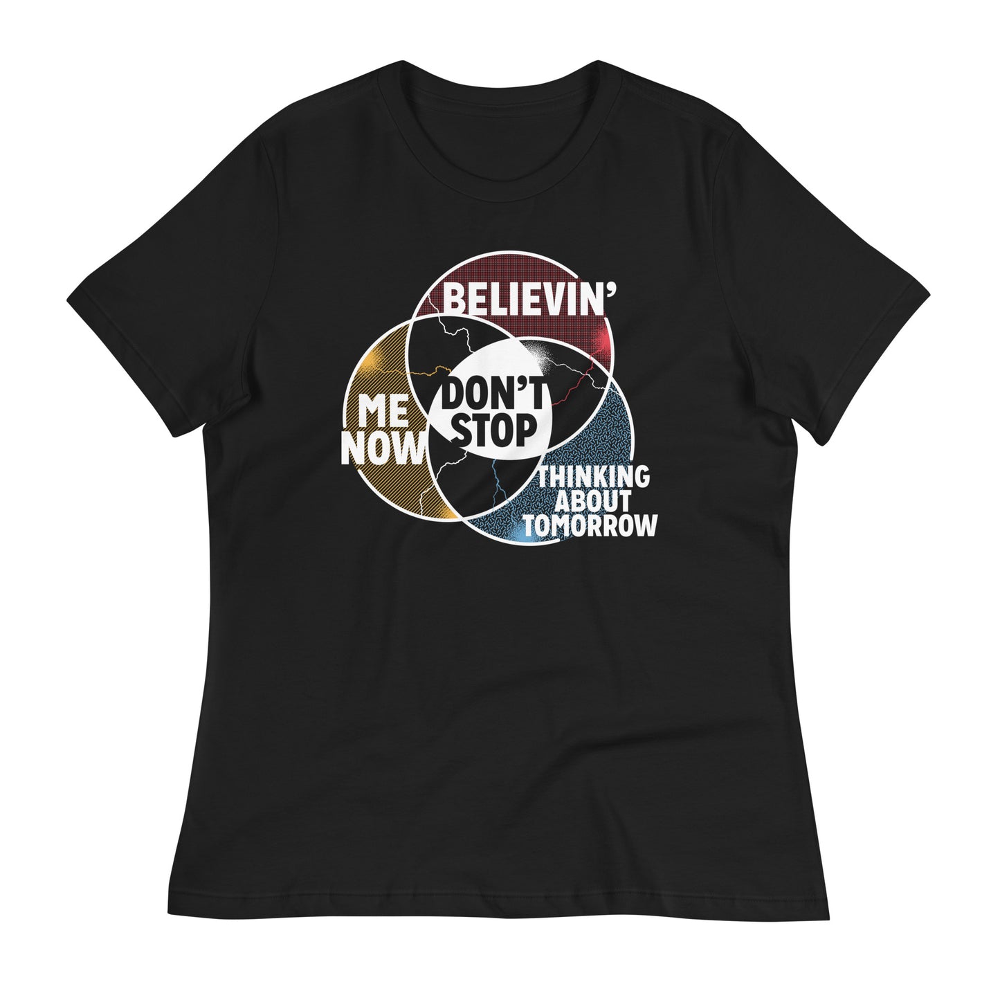Don't Stop Venn Diagram Women's Signature Tee