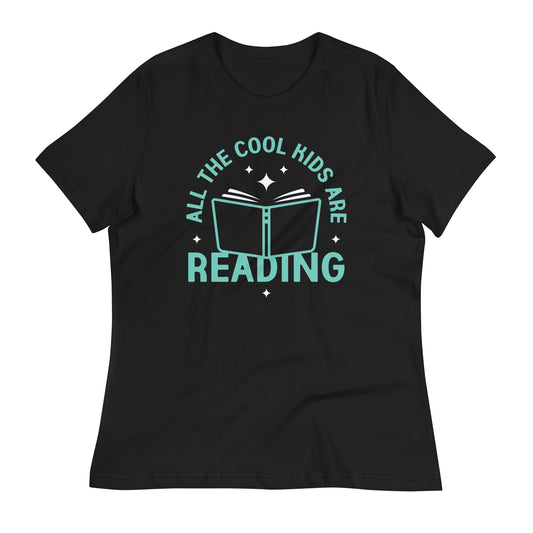 All The Cool Kids Are Reading Women's Signature Tee