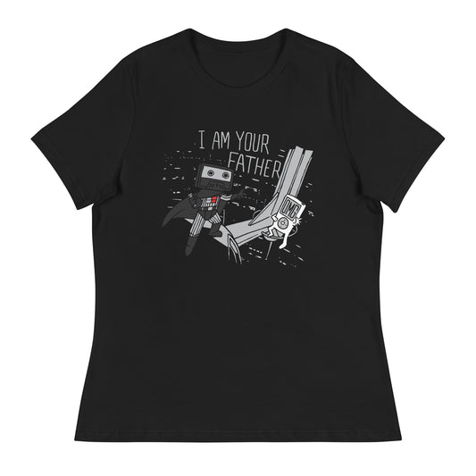 I Am Your Father Cassette Women's Signature Tee