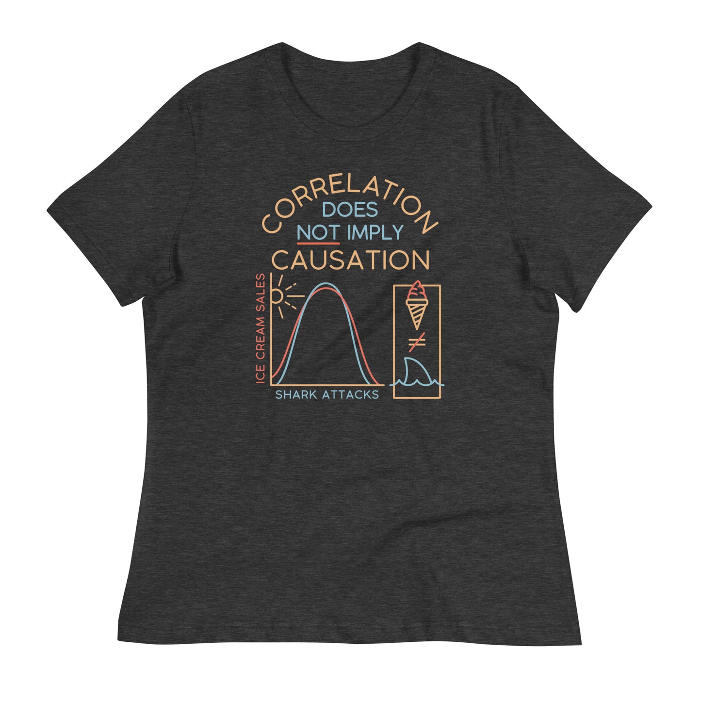 Correlation Does Not Imply Causation Women's Signature Tee