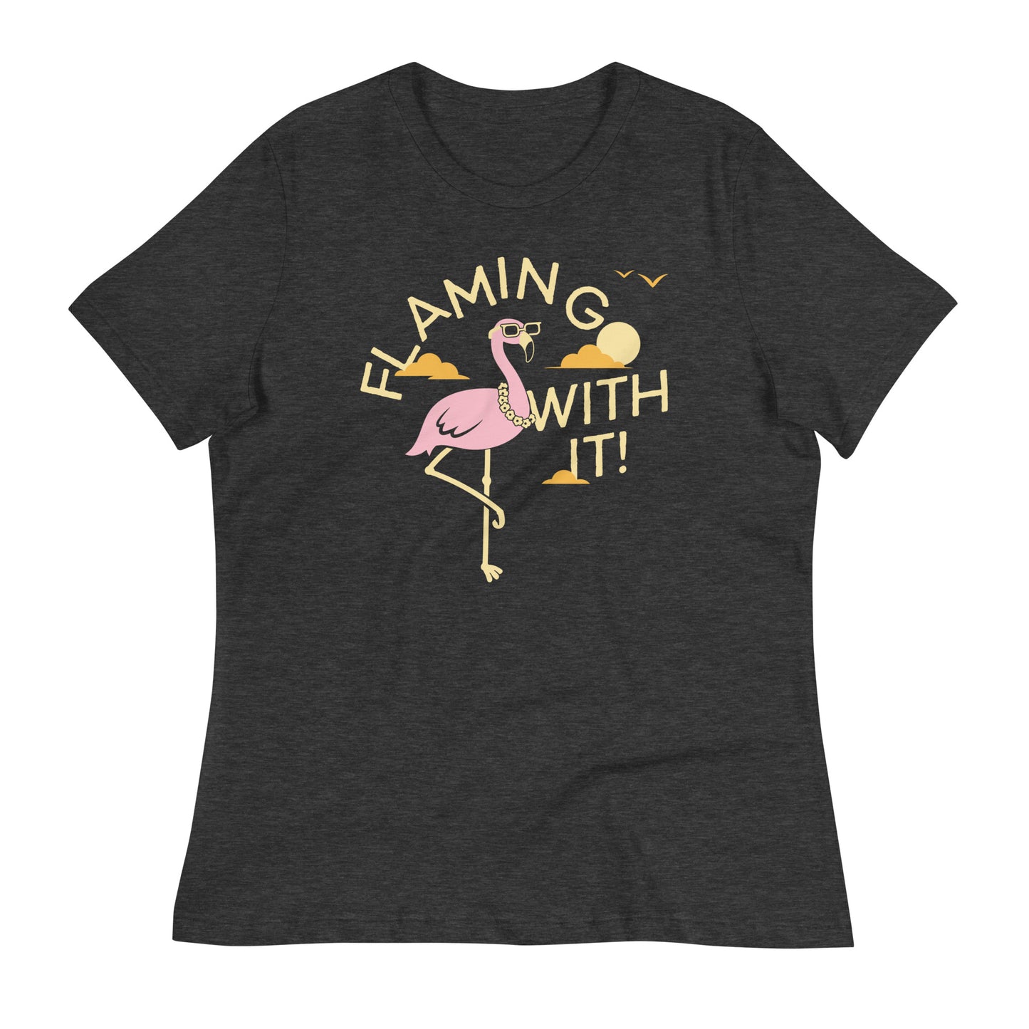 Flamingo With It Women's Signature Tee