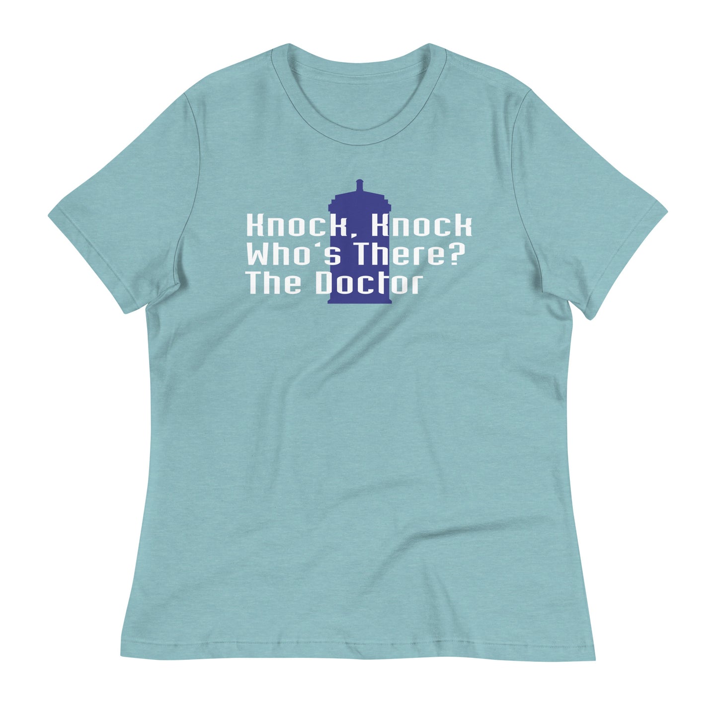 Knock Knock! Who's There? The Doctor Women's Signature Tee