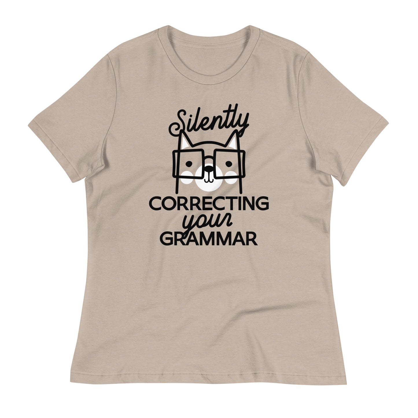 Silently Correcting Your Grammar Women's Signature Tee