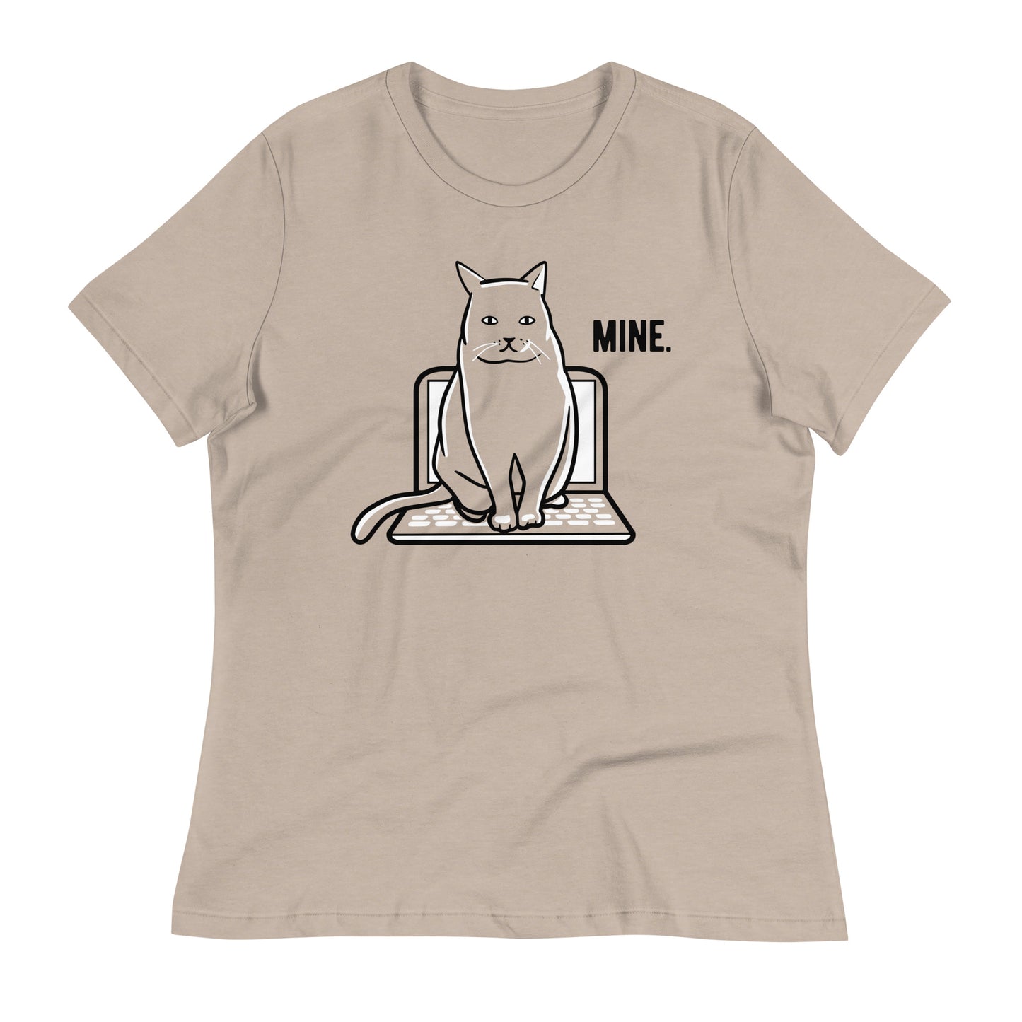Mine Computer Cat Women's Signature Tee