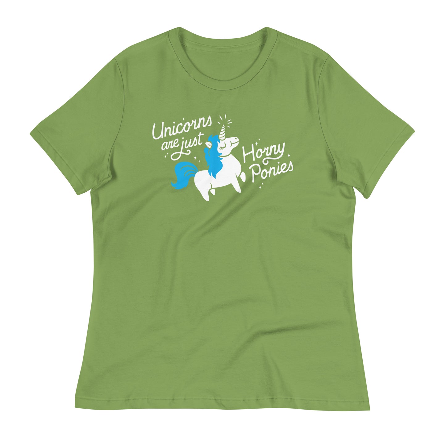 Unicorns Are Just Horny Ponies Women's Signature Tee