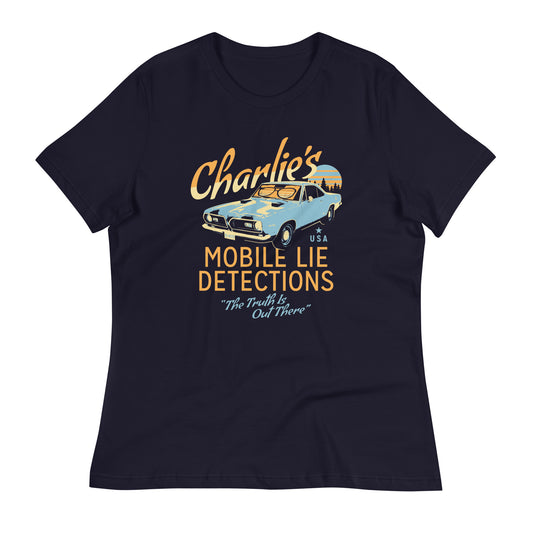 Charlie's Mobile Lie Detection Women's Signature Tee