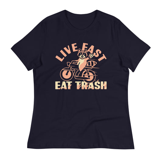 Live Fast Eat Trash Women's Signature Tee