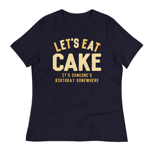 Let's Eat Cake Women's Signature Tee