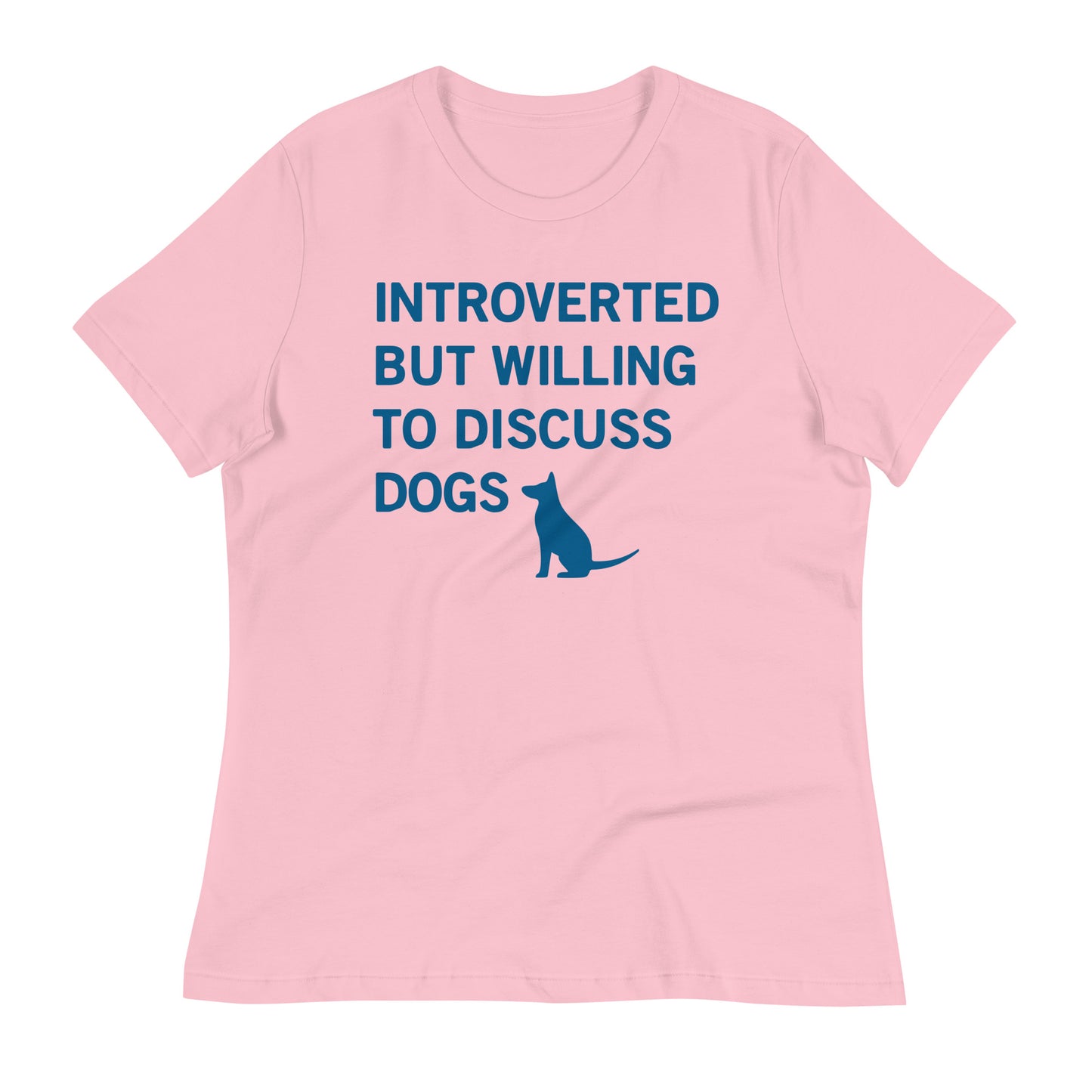 Introverted But Willing To Discuss Dogs Women's Signature Tee