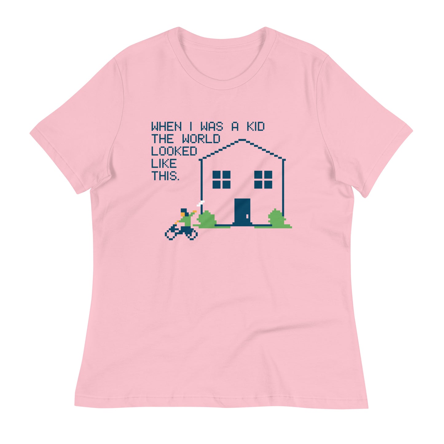 When I Was A Kid The World Women's Signature Tee