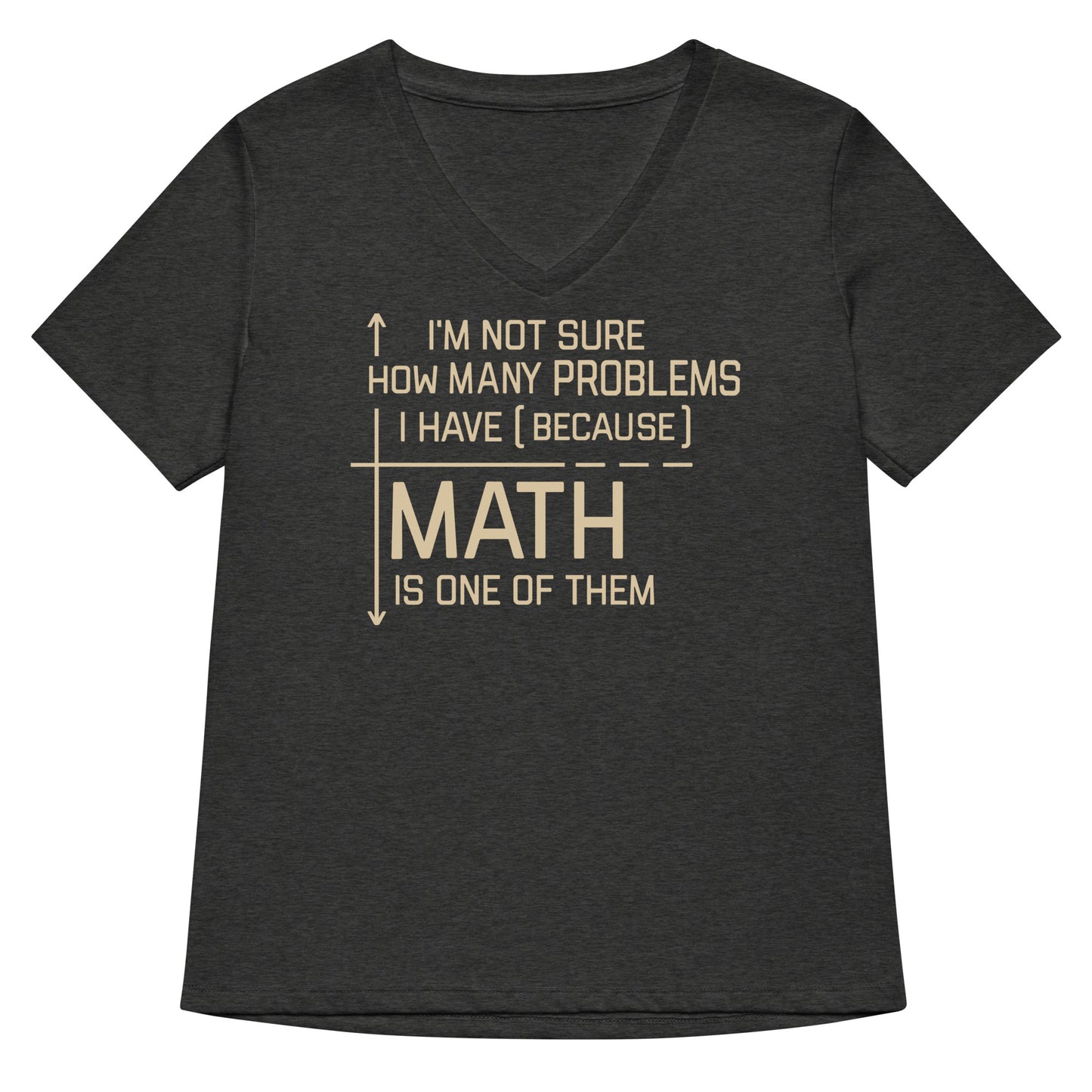 I'm Not Sure How Many Problems I Have Women's V-Neck Tee