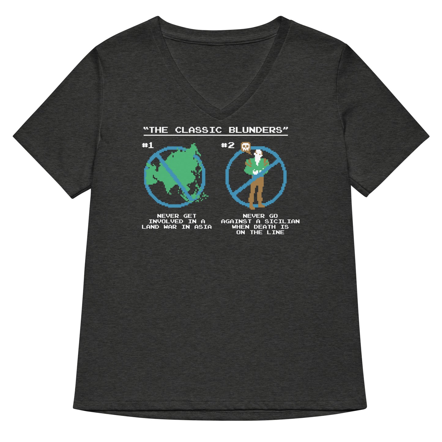 The Classic Blunders Women's V-Neck Tee