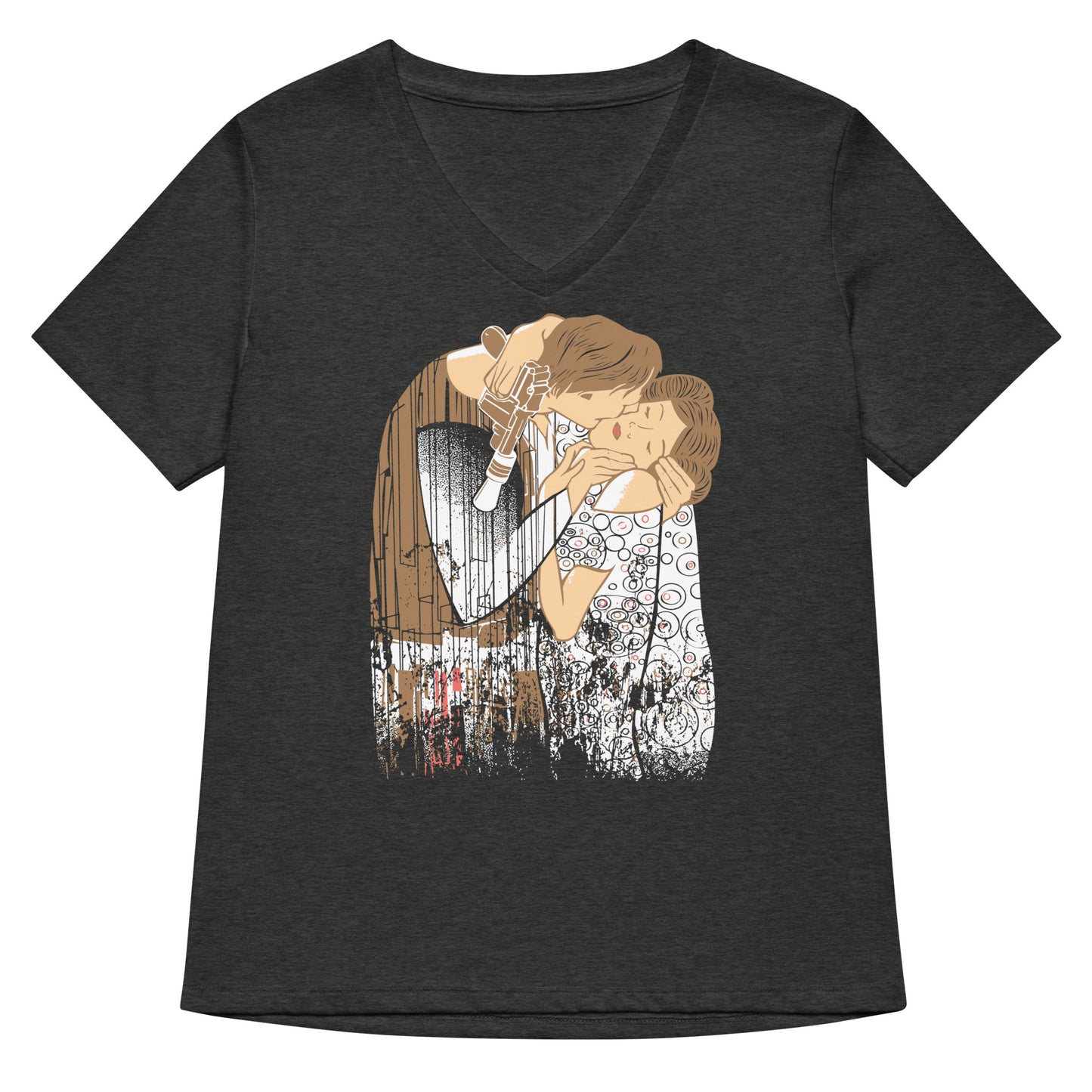 The Kiss Women's V-Neck Tee
