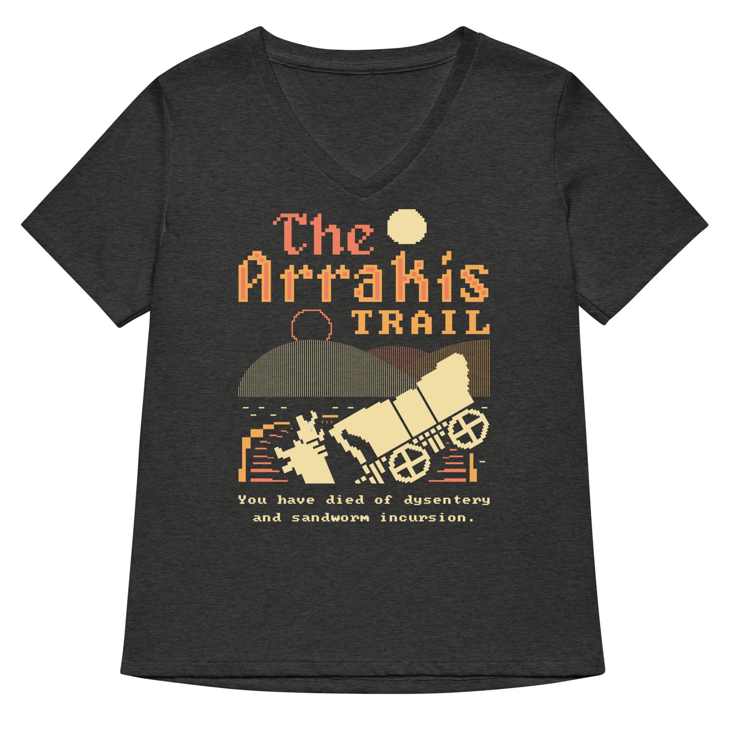 The Arrakis Trail Women's V-Neck Tee