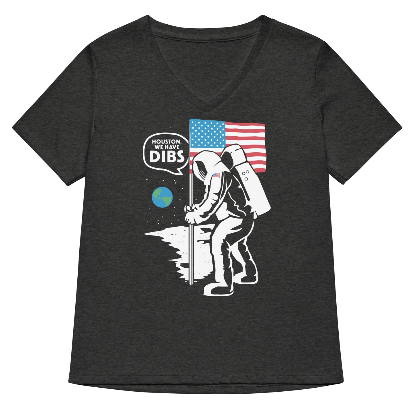 We Have Dibs Women's V-Neck Tee