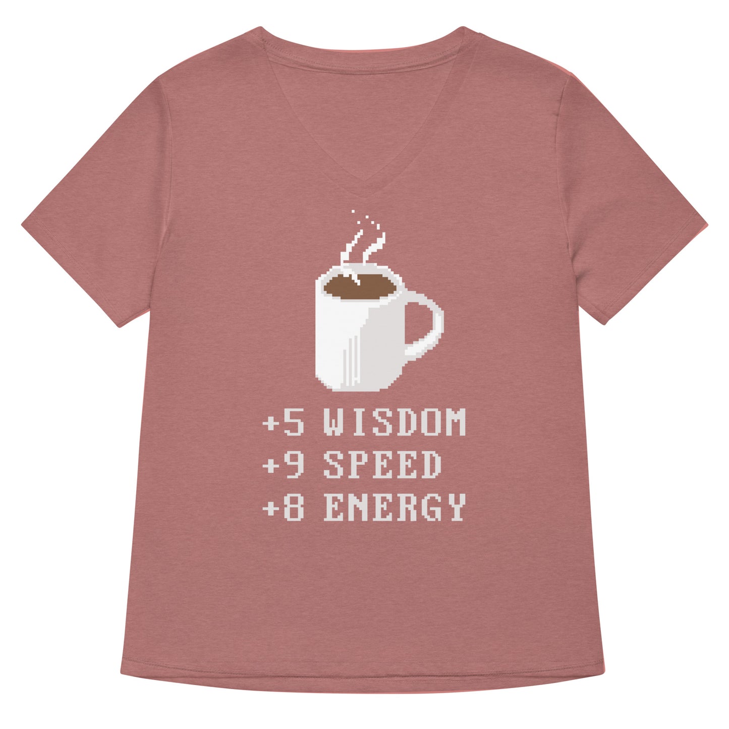 Coffee Plus To Stats Women's V-Neck Tee