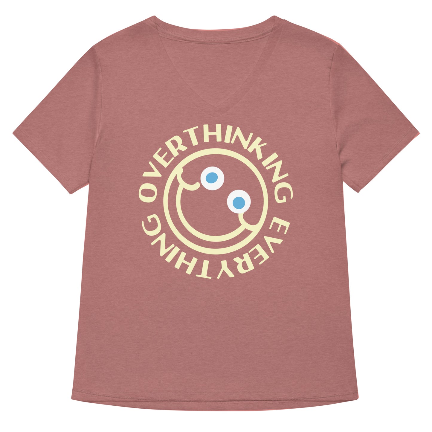 Overthinking Everything Women's V-Neck Tee
