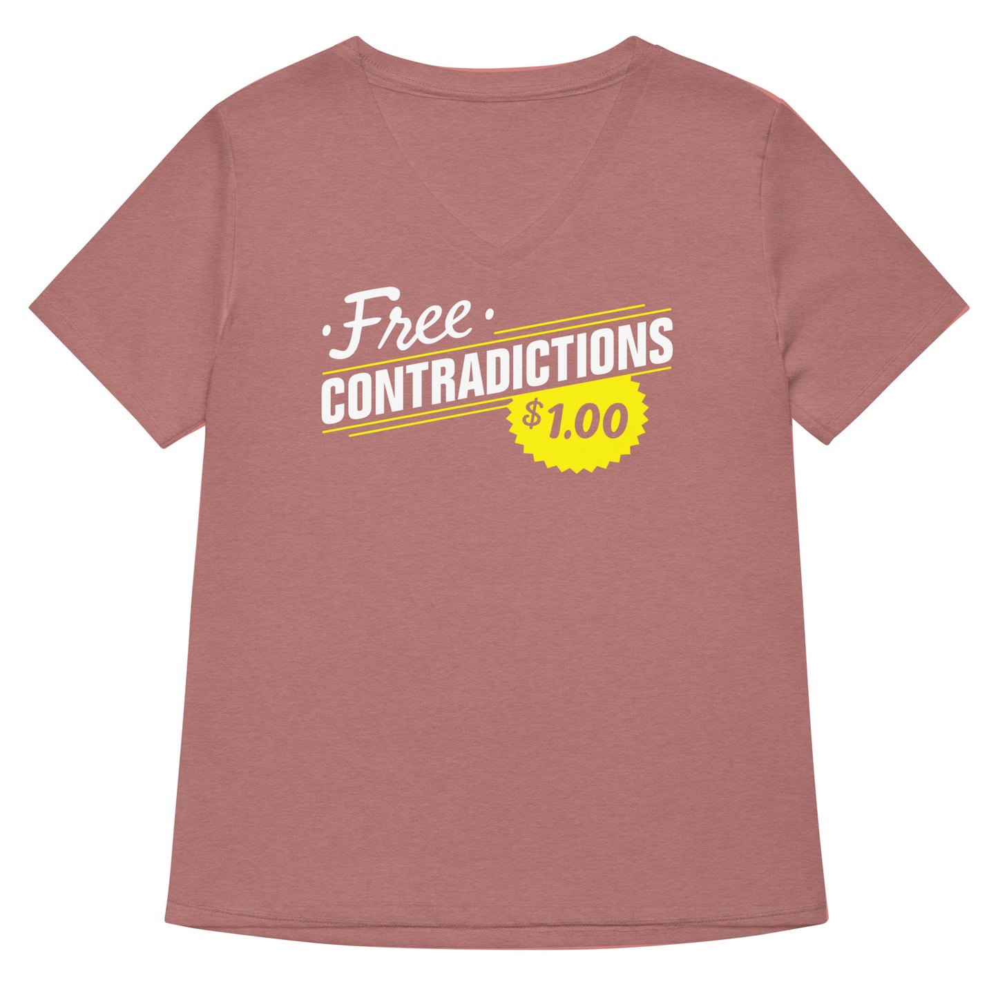 Free Contradictions Women's V-Neck Tee