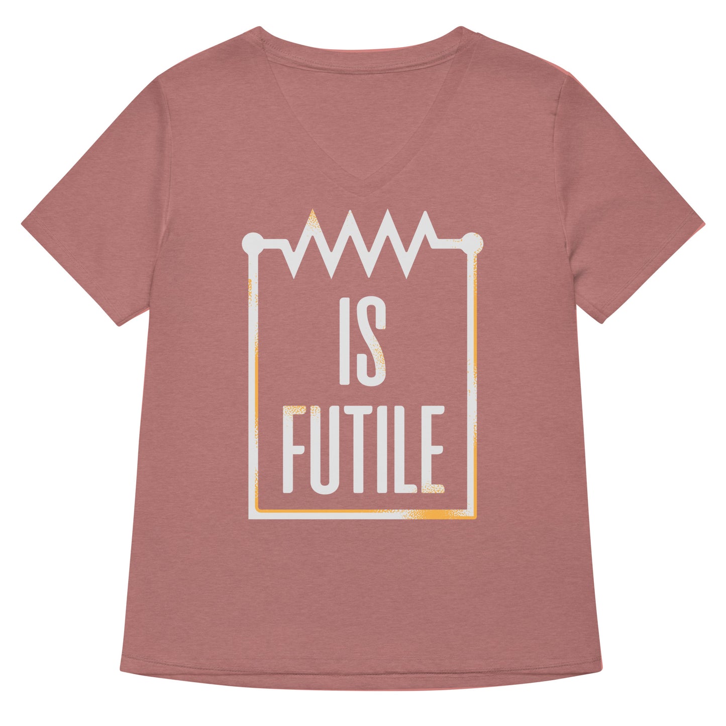Resistor Is Futile Women's V-Neck Tee