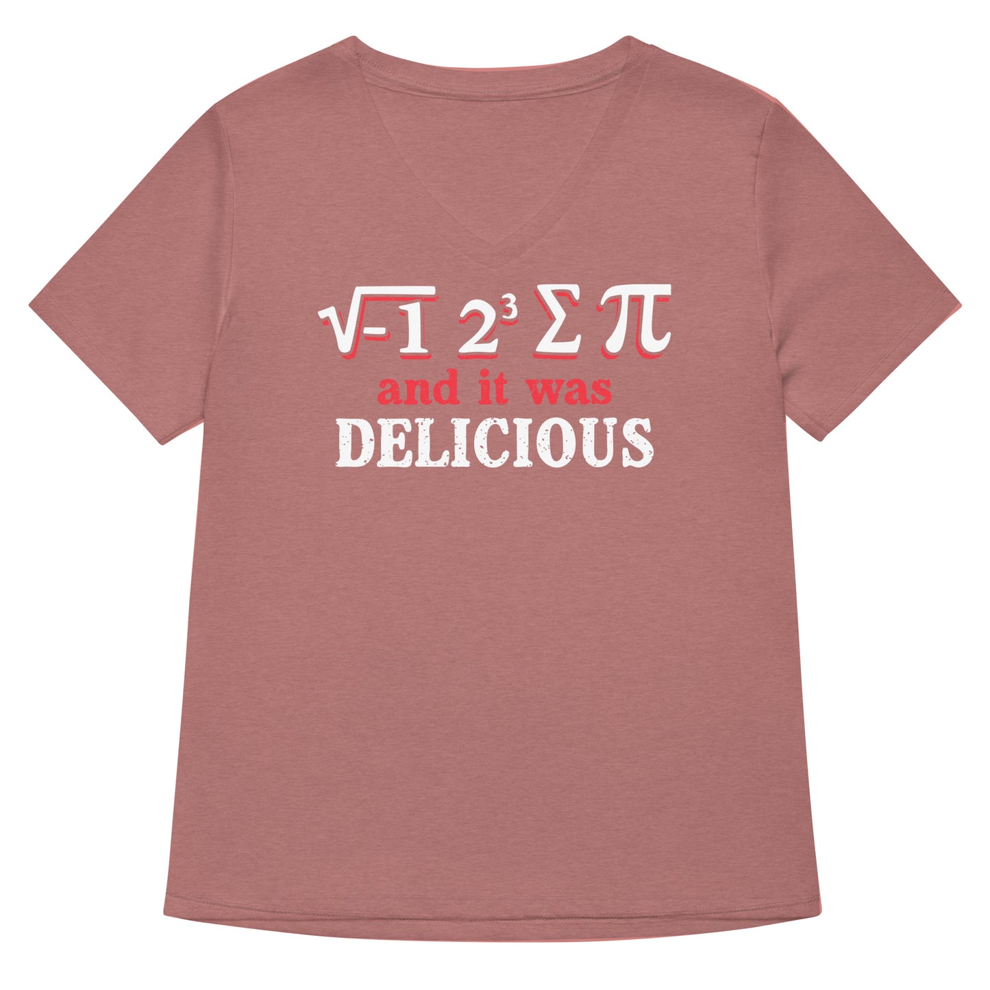 I Ate Sum Pi Women's V-Neck Tee