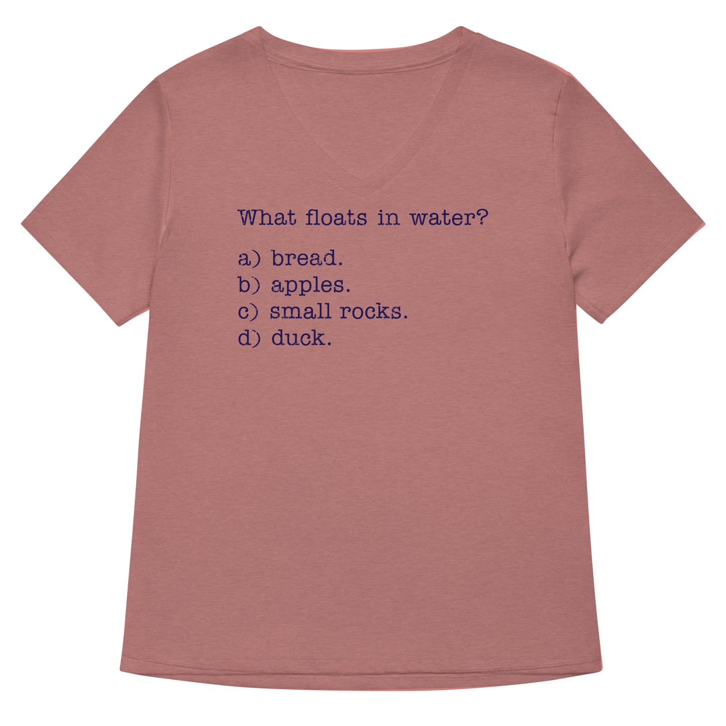 What Floats In Water? Women's V-Neck Tee