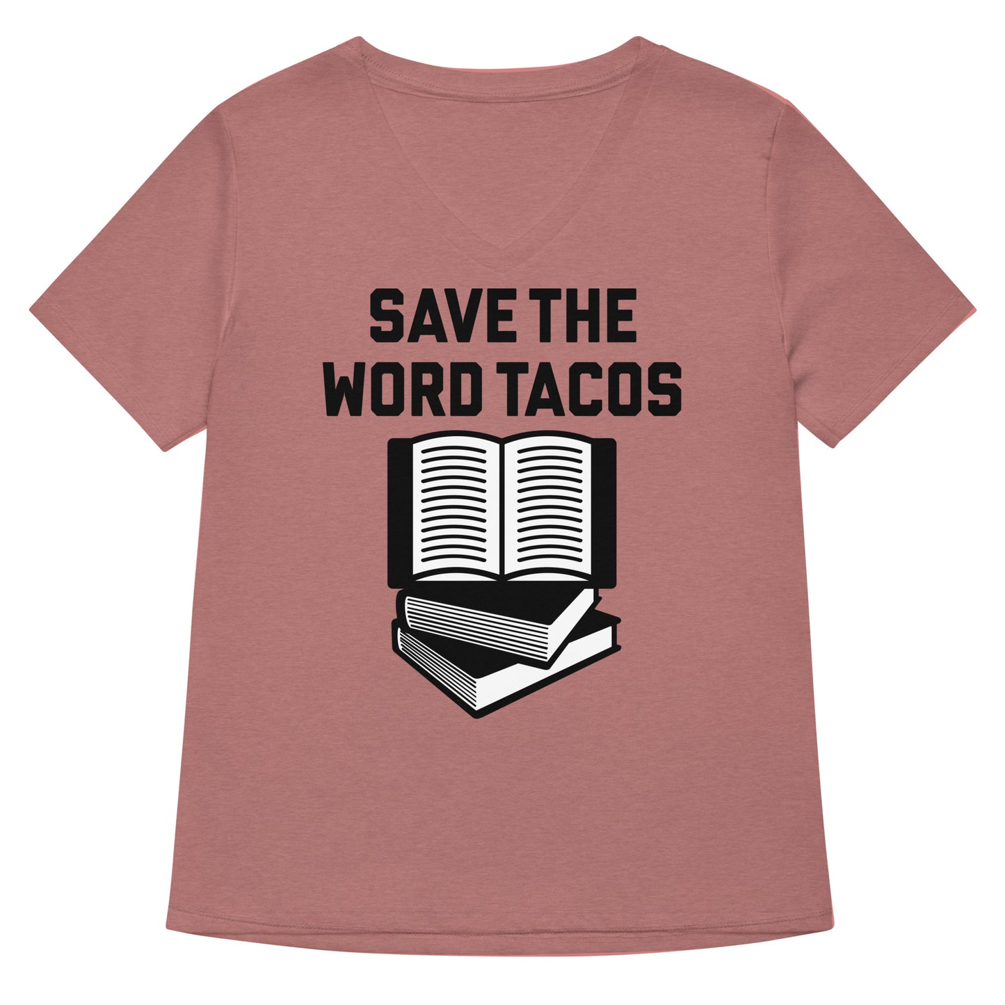 Save The Word Tacos Women's V-Neck Tee
