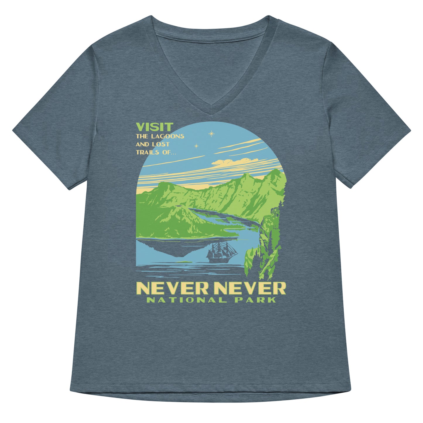 Never Never National Park Women's V-Neck Tee