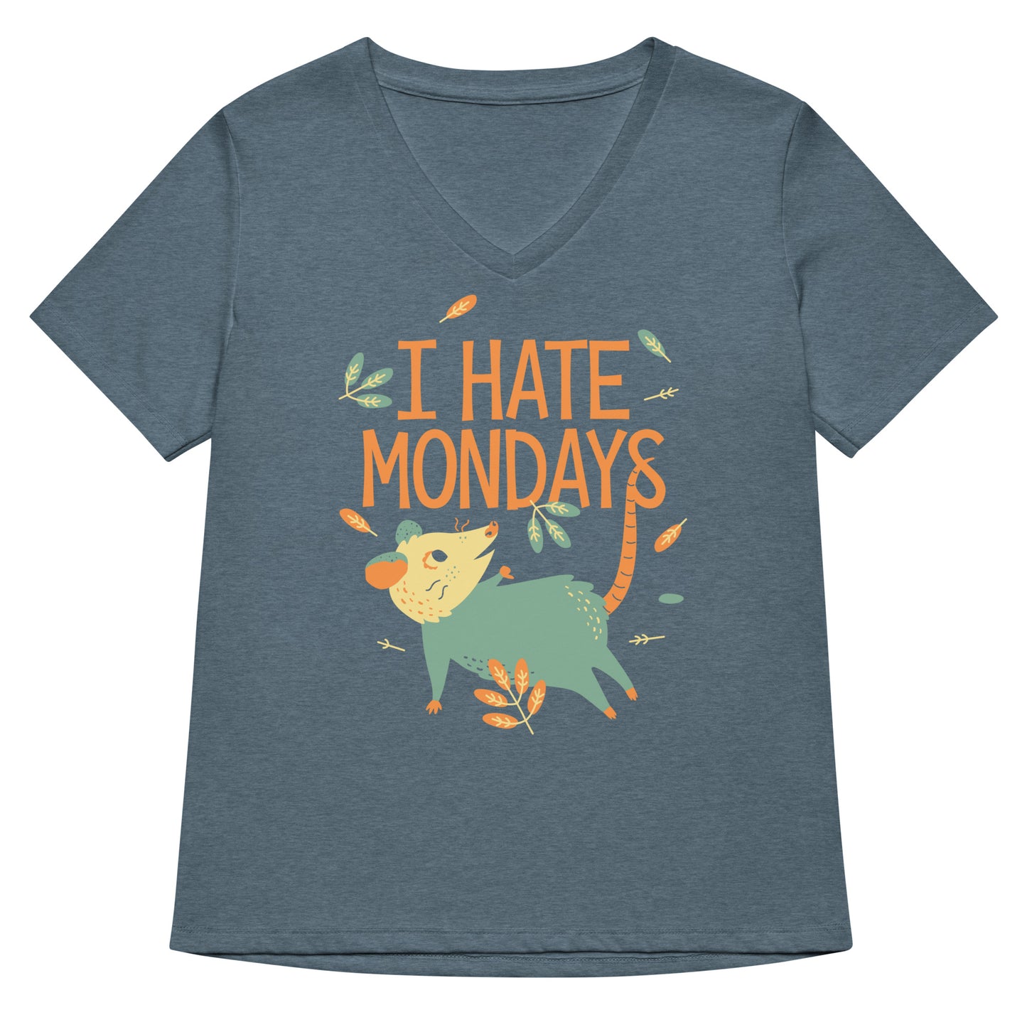 I Hate Mondays Women's V-Neck Tee
