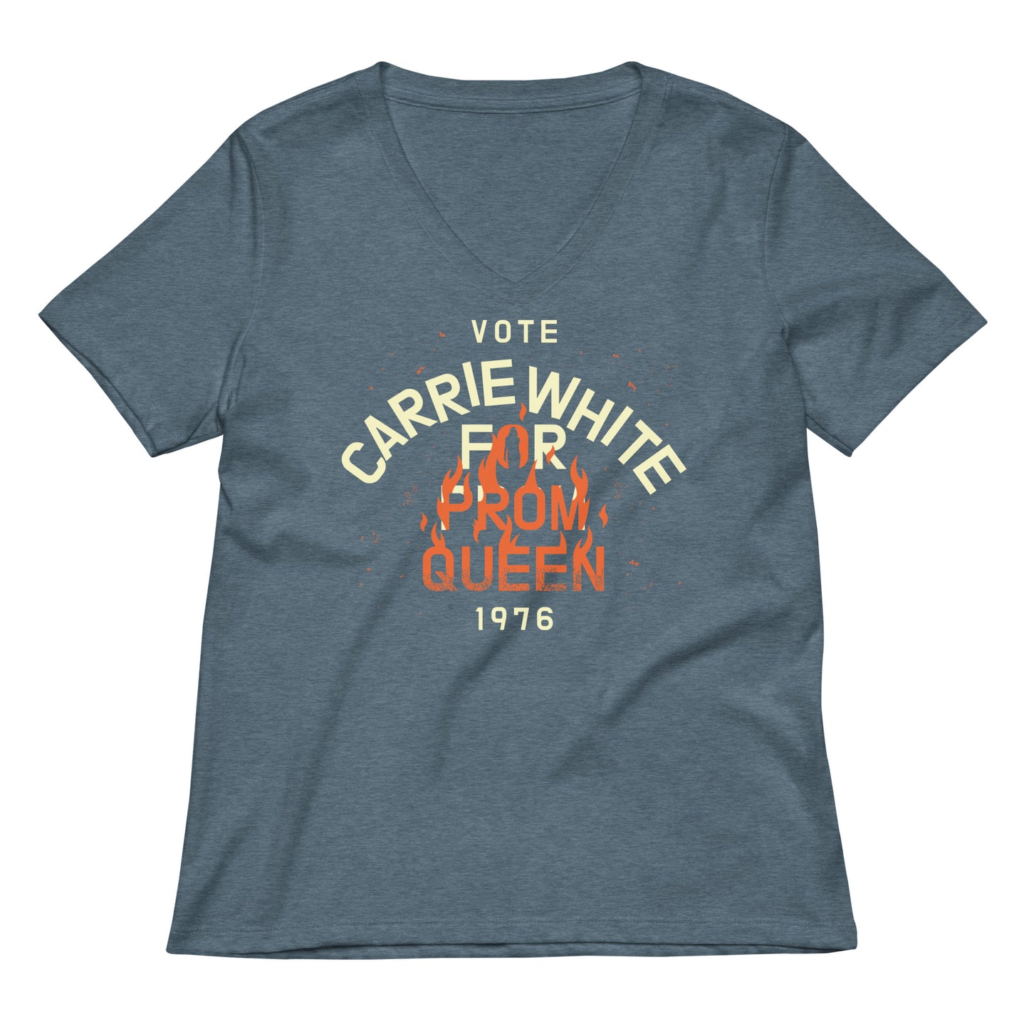 Vote Carrie White For Prom Queen Women's V-Neck Tee