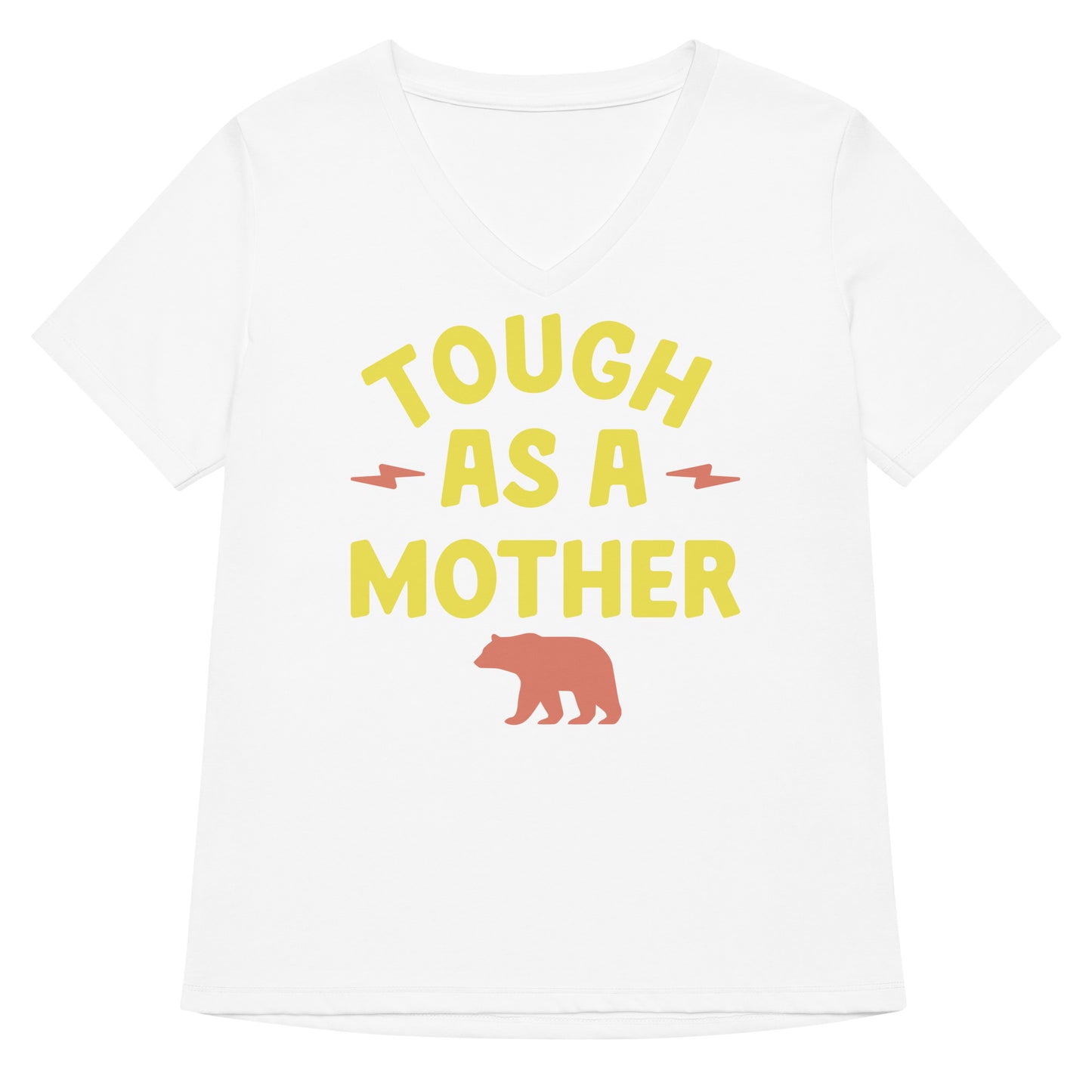 Tough As A Mother Women's V-Neck Tee