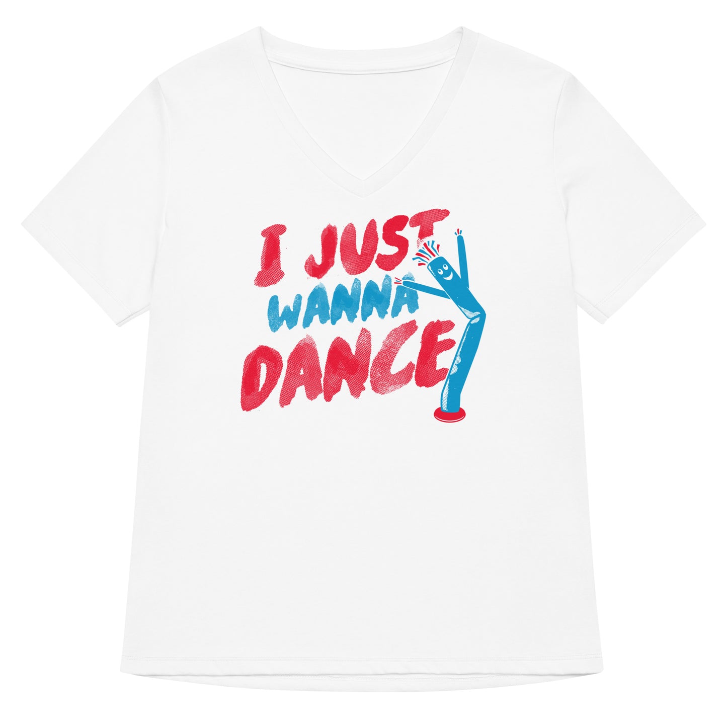 I Just Wanna Dance Women's V-Neck Tee