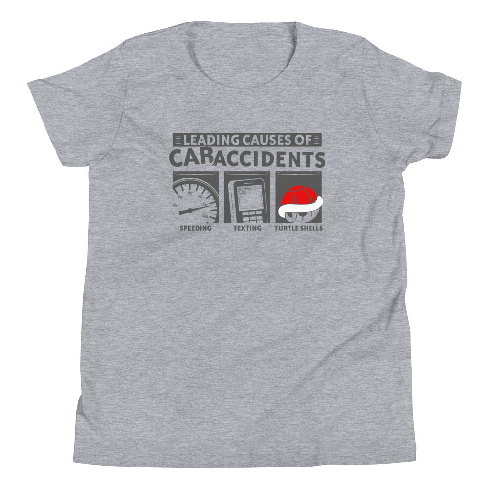 Leading Causes of Accidents Kid's Youth Tee