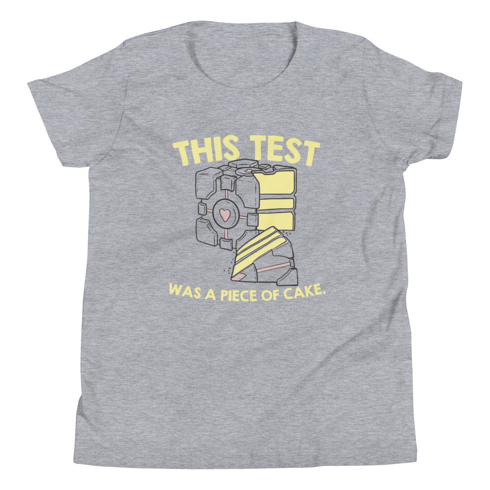 This Test Was A Piece Of Cake Kid's Youth Tee