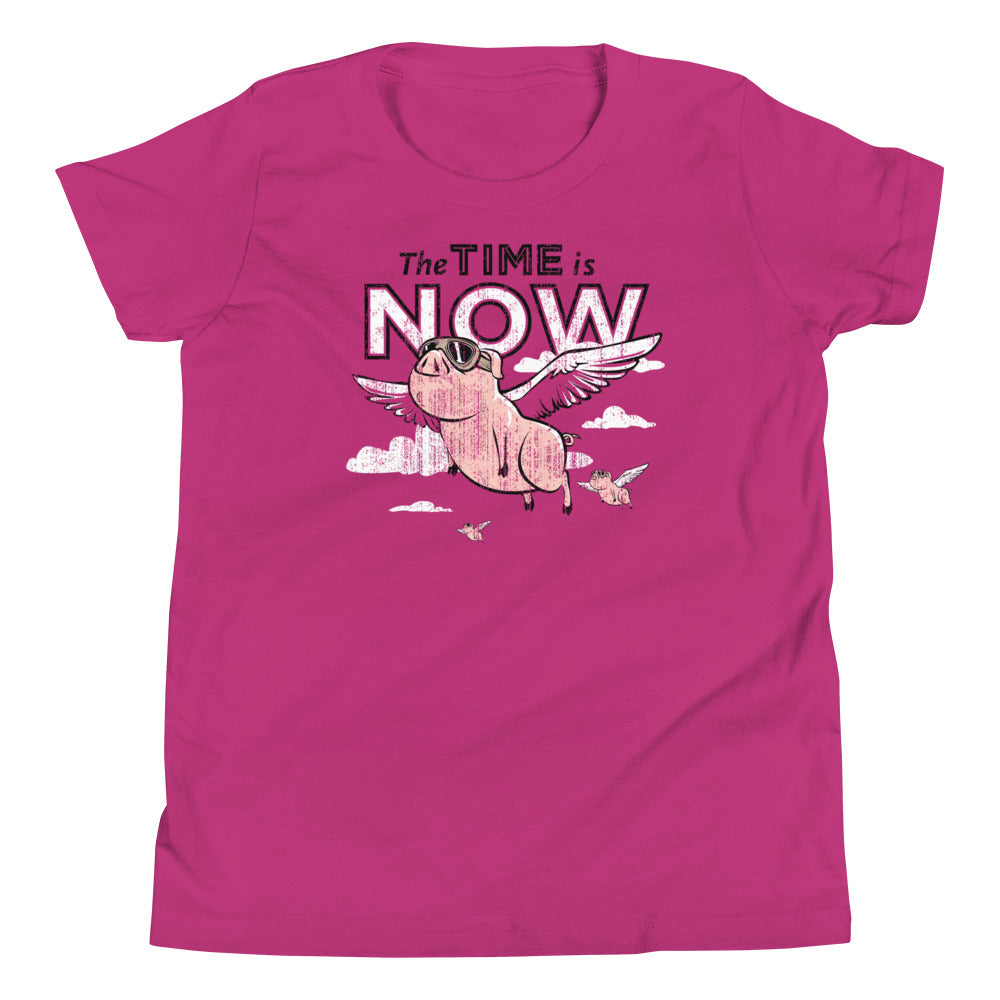 The Time Is Now Kid's Youth Tee