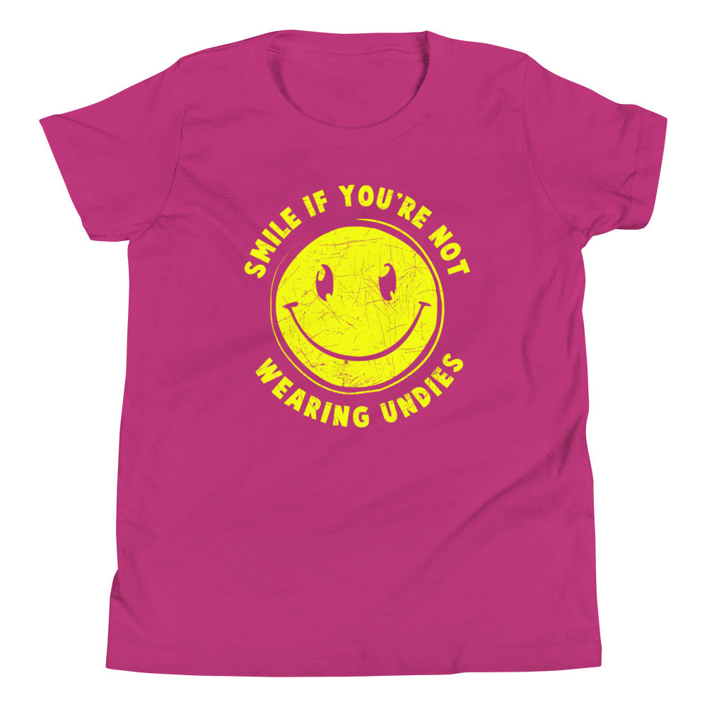 Smile For No Undies Kid's Youth Tee