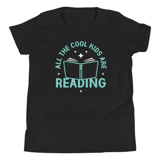 All The Cool Kids Are Reading Kid's Youth Tee