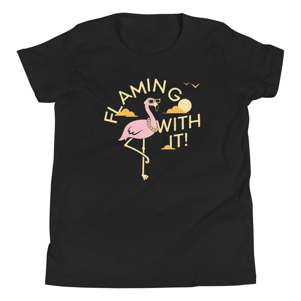 Flamingo With It Kid's Youth Tee