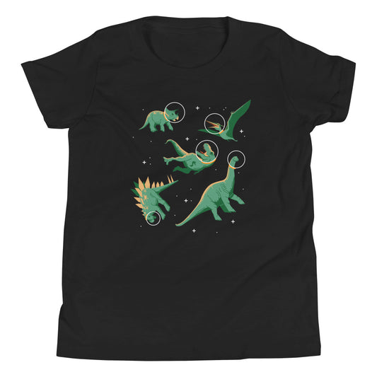 Dinos In Space Kid's Youth Tee