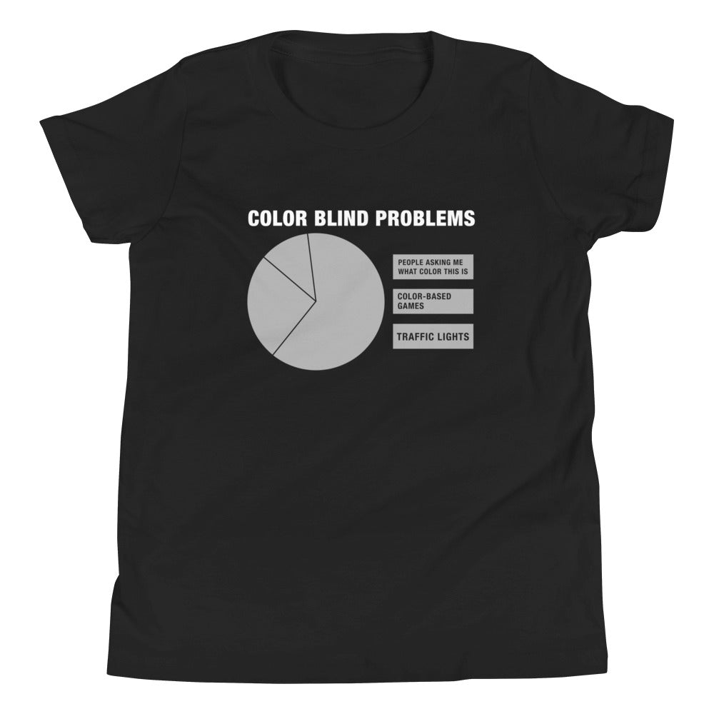 Color Blind Problems Kid's Youth Tee