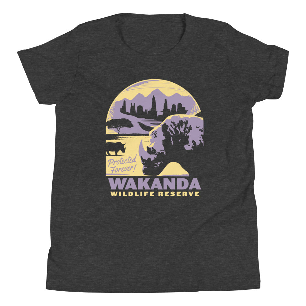 Wakanda Wildlife Reserve Kid's Youth Tee