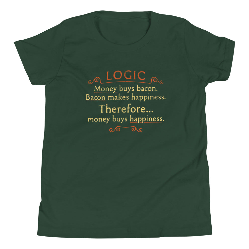 Money Buys Happiness Kid's Youth Tee