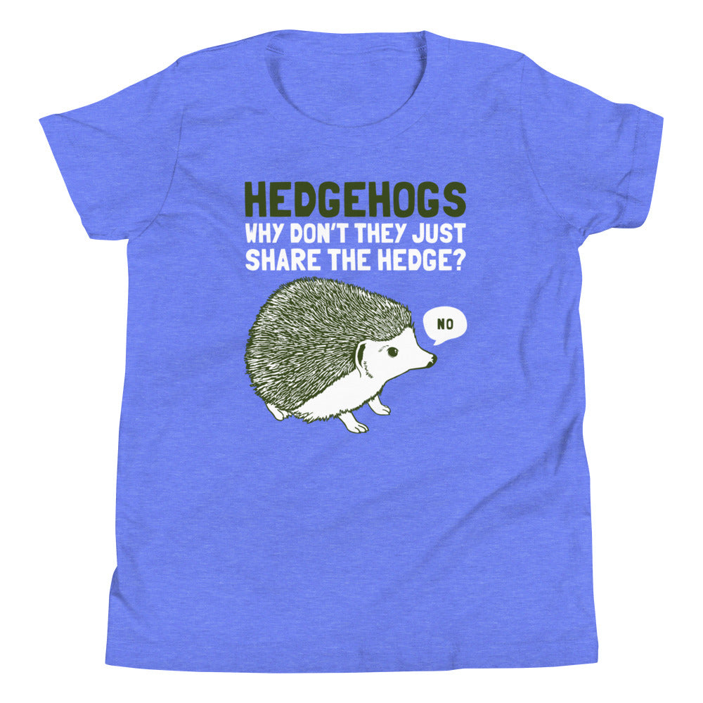 Hedgehogs Can't Share Kid's Youth Tee