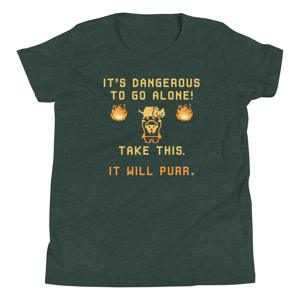 It's Dangerous To Go Alone Kid's Youth Tee