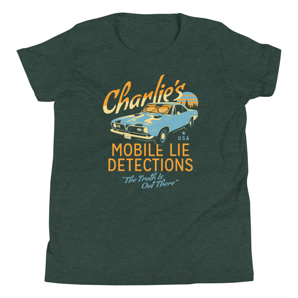 Charlie's Mobile Lie Detection Kid's Youth Tee