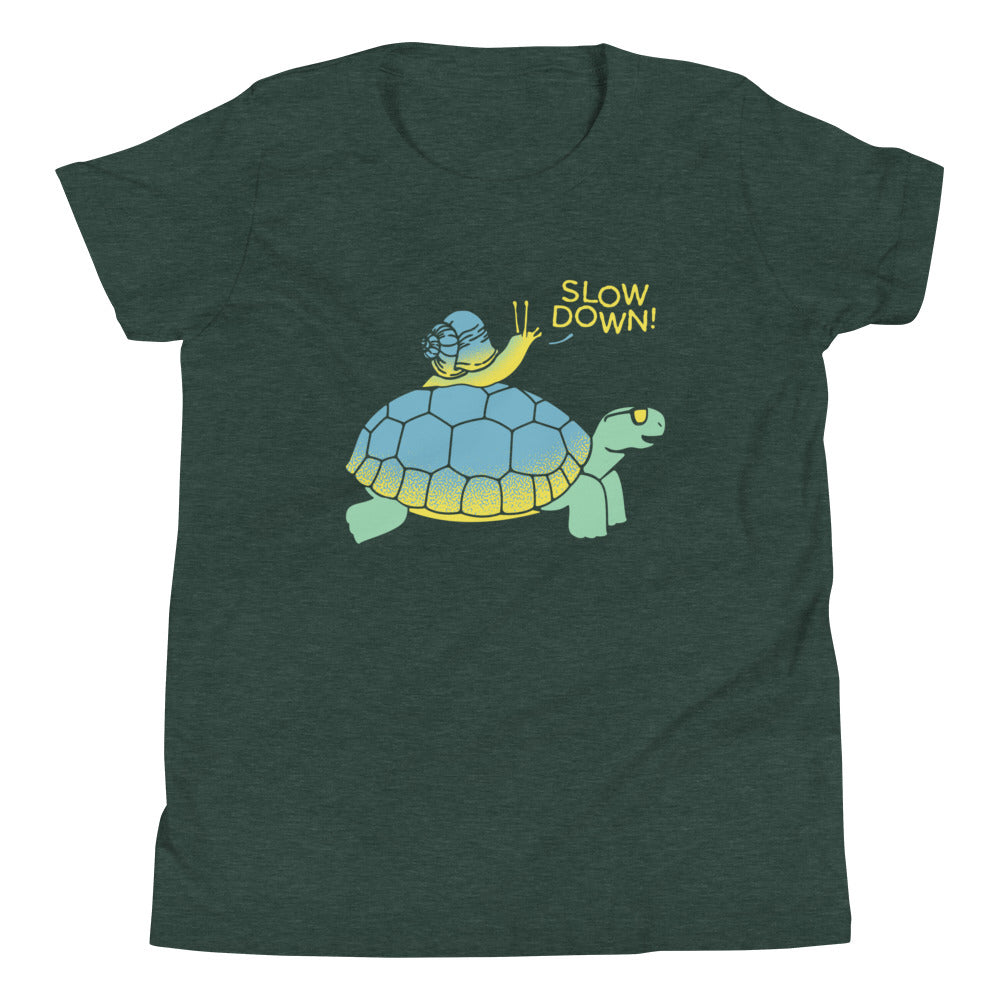 Slow Down! Kid's Youth Tee