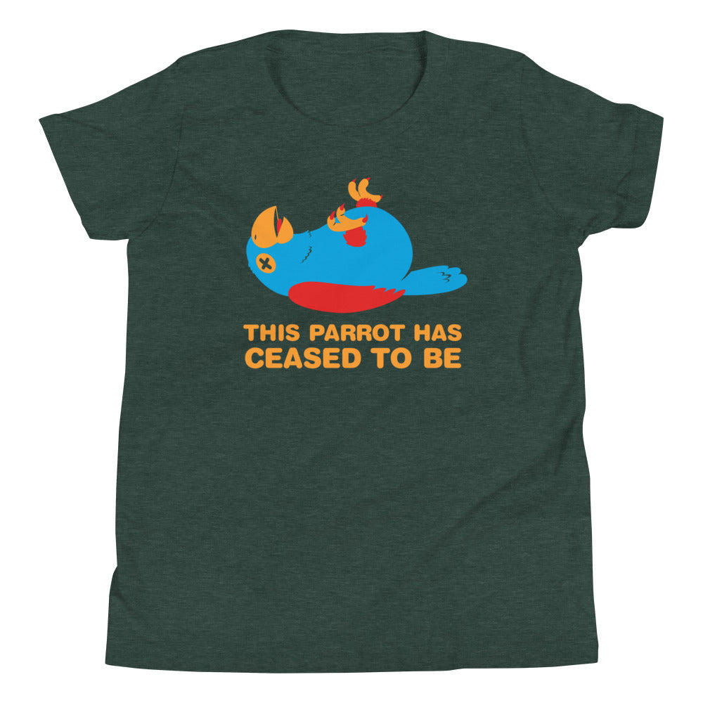 This Parrot Has Ceased To Be Kid's Youth Tee