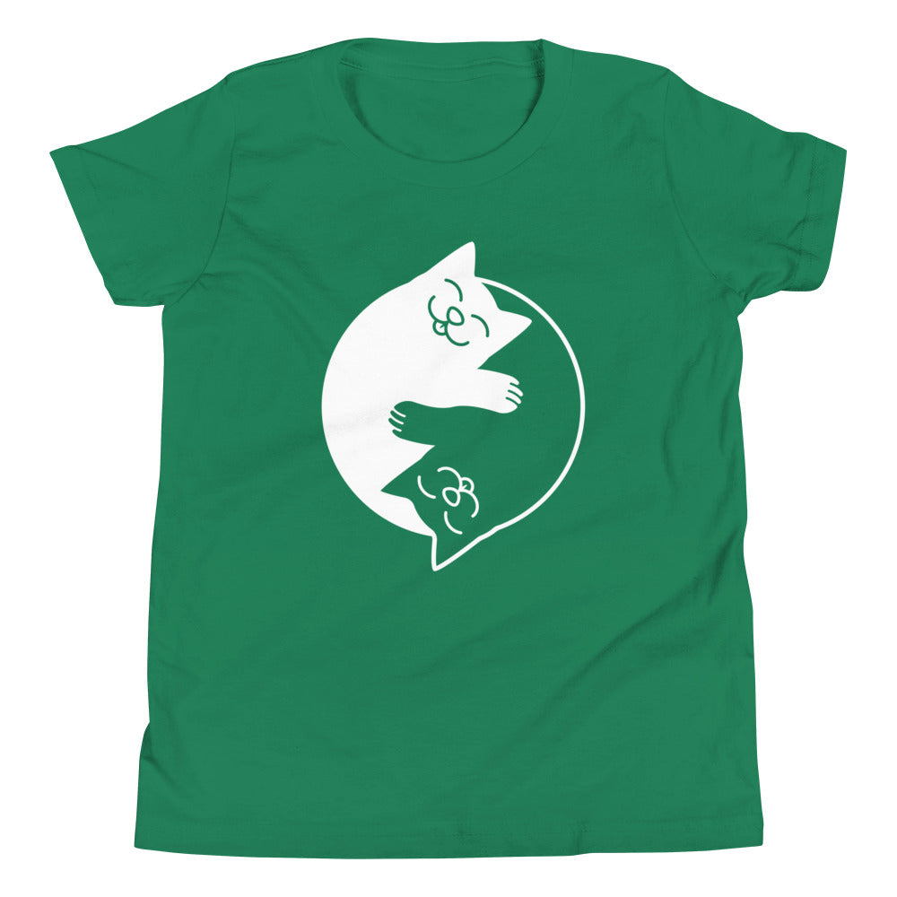 Yin Yang Cats Kid's Youth Tee