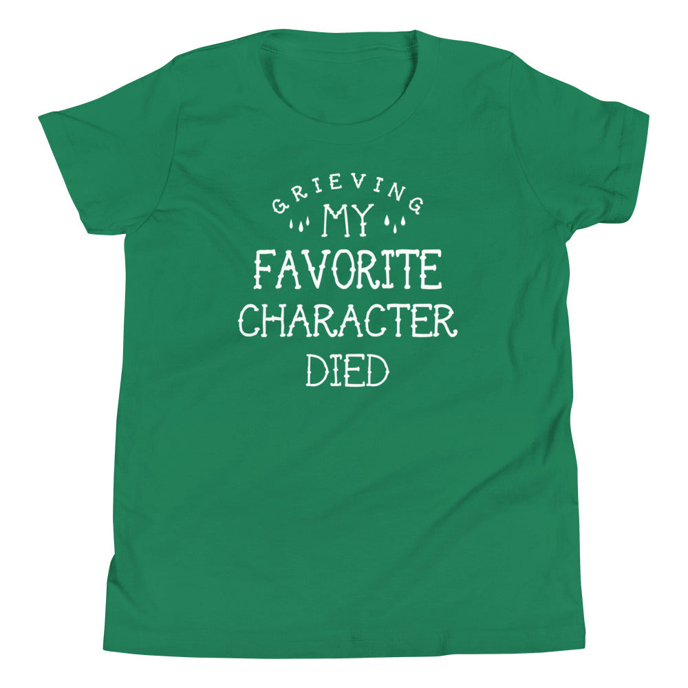 My Favorite Character Died Kid's Youth Tee
