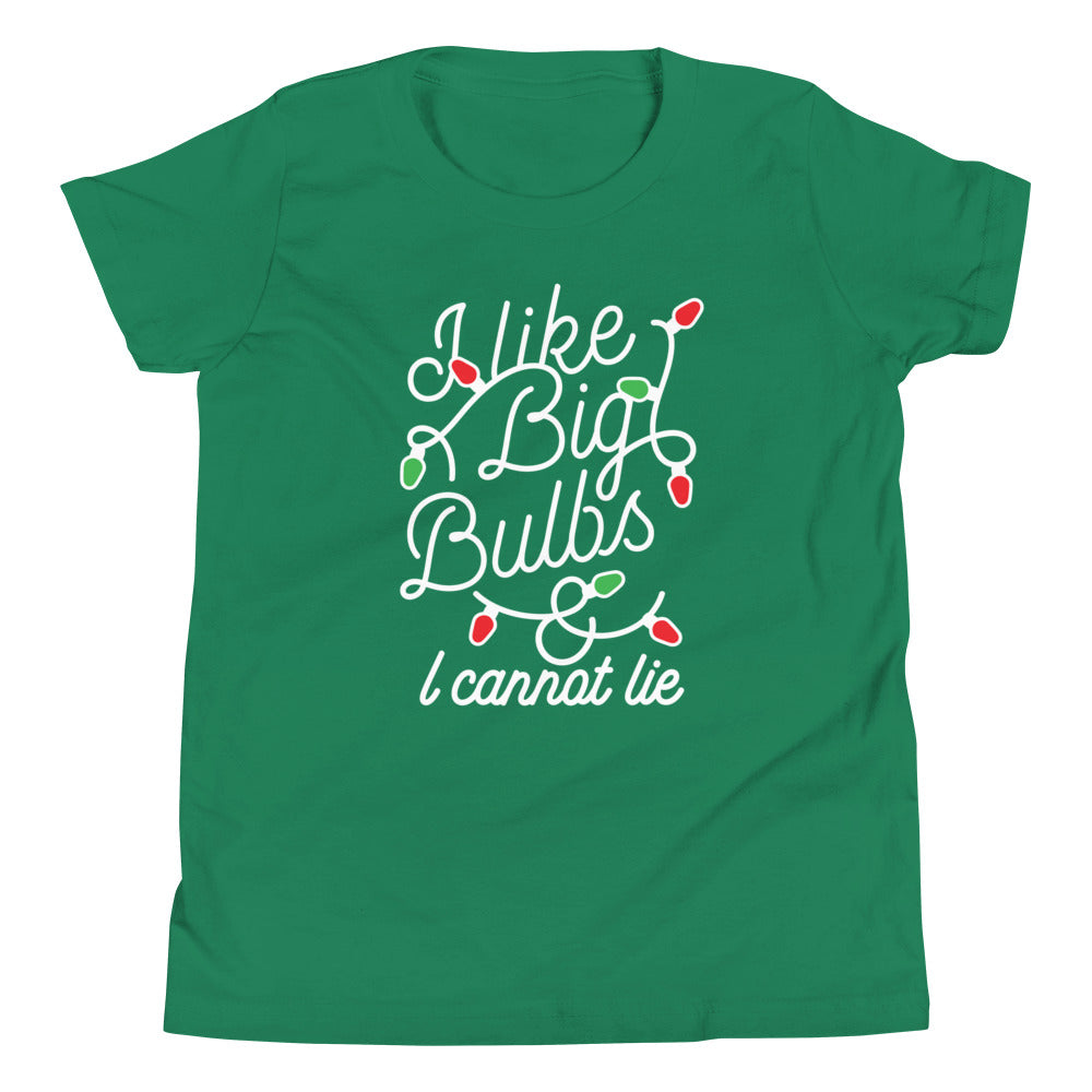 I Like Big Bulbs & I Cannot Lie Kid's Youth Tee