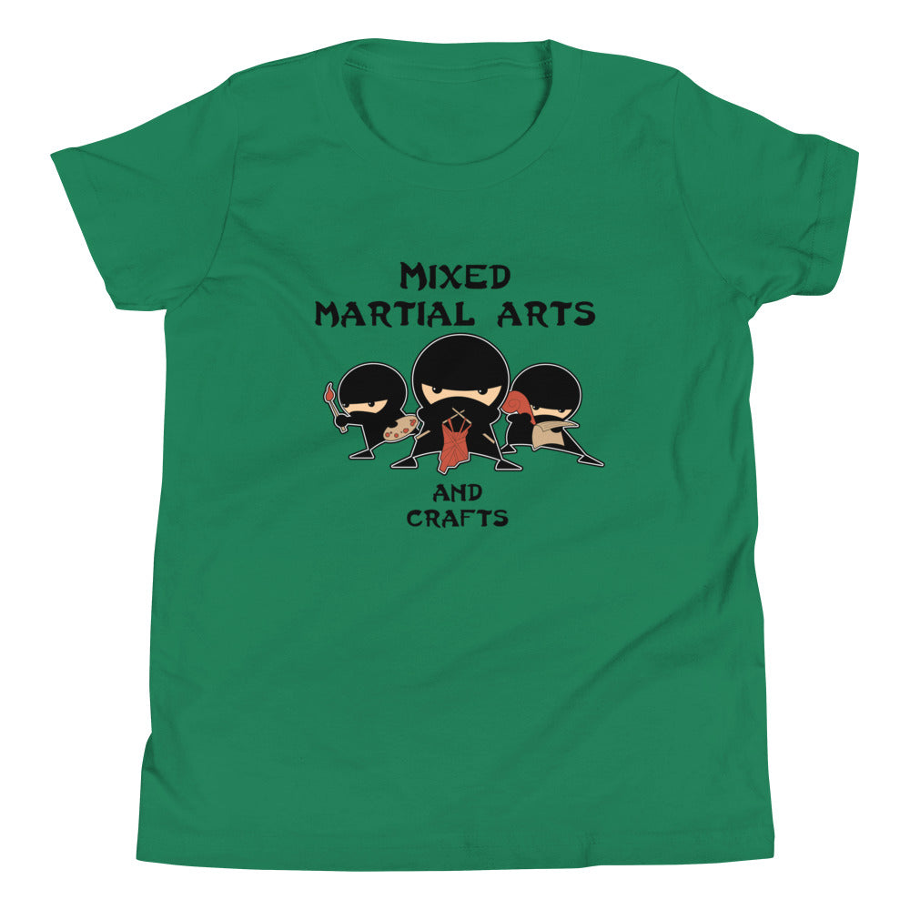 Mixed Martial Arts and Crafts Kid's Youth Tee
